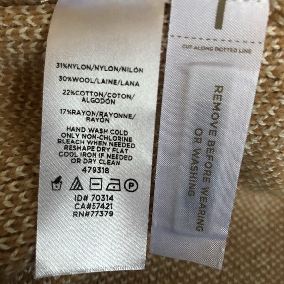 BNWT Ann Taylor Fair Isle Turtleneck Sweater sizeL - Picture 4 of 4